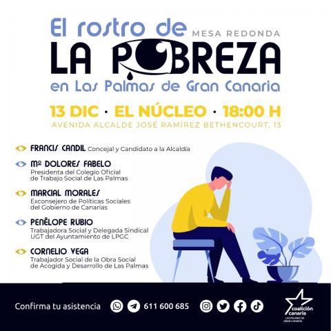 Francis Candil organiza la jornada 'El rostro de la pobreza en Las Palmas de Gran Canaria' Francis Candil organiza la jornada 'El rostro de la pobreza en Las Palmas de Gran Canaria'