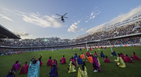 Los Reyes Magos de Oriente en el estadio Heliodoro Rodríguez López / CanariasNoticias.es Los Reyes Magos de Oriente en el estadio Heliodoro Rodríguez López / CanariasNoticias.es