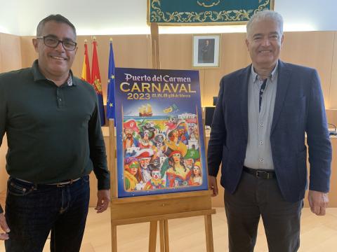 Presentación del cartel del Carnaval de Tías 2023 / CanariasNoticias.es