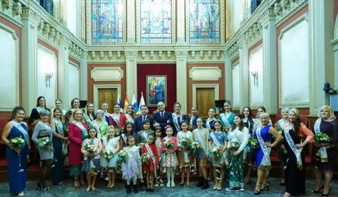 Candidatas que aspiran a convertirse en Reina del Carnaval de Santa Cruz de Tenerife