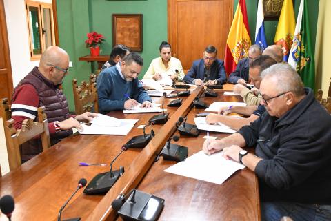 Firma convenio con los clubes de Valsequillo / CanariasNoticias.es 