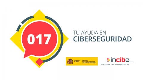 017, teléfono sobre ciberseguridad 