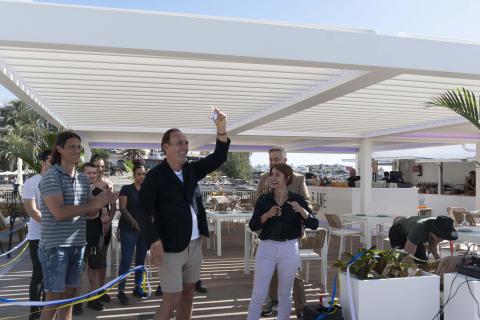 Nueva zona de restauración en la Playa de Costa Alegre en Mogán / CanariasNoticias.es