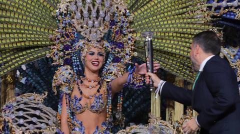 Adriana Peña, Reina del Carnaval de Santa Cruz de Tenerife / CanariasNoticias.es