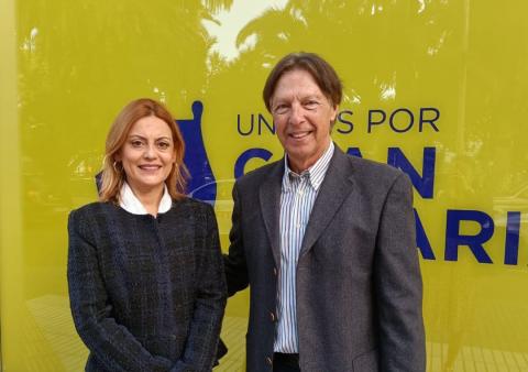 Ángeles Batista y José María Ponce (UxGC) / CanariasNoticias.es