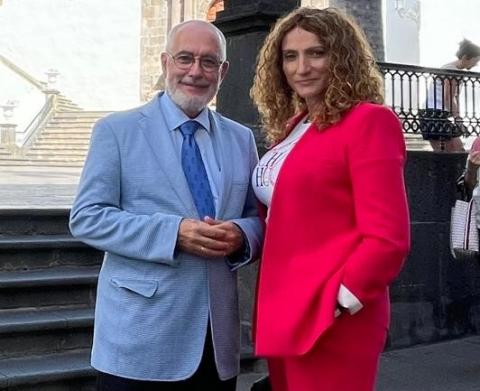 Oscar Izquierdo, presidente de FEPECO y Sonia Hernández, Vicepresidenta de FEPECO