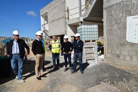 Obra del nuevo instituto de Gáldar / CanariasNoticias.es 