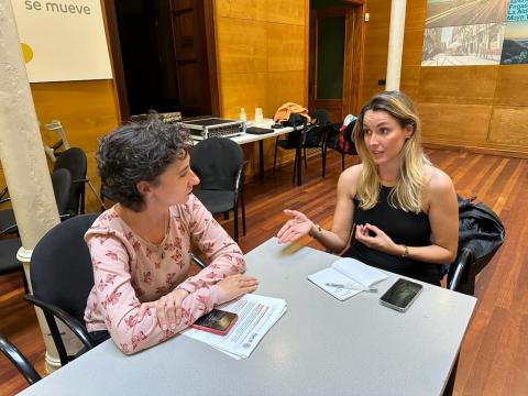 Reunión de María Fernández y Ainhoa Reguero / CanariasNoticias.es Reunión de María Fernández y Ainhoa Reguero / CanariasNoticias.es