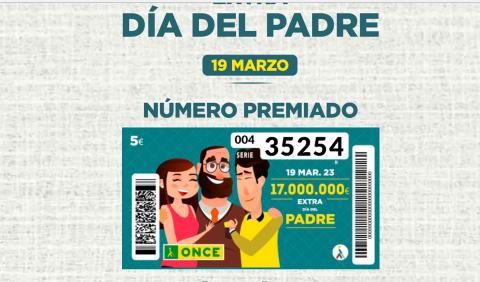 Sorteo Extraordinario del Día del Padre de la ONCE