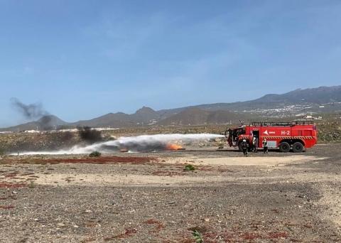Simulacro de accidente aéreo / CanariasNoticias.es 