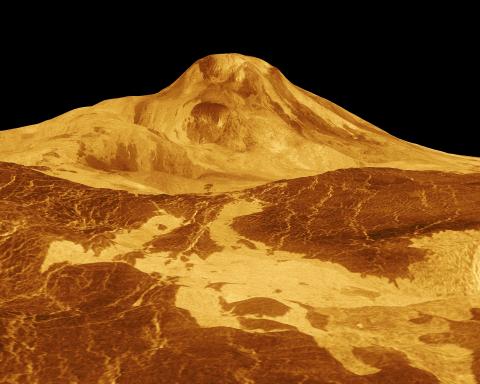 / WikiImages (Pixabay) Volcán Maat Mons en Venus