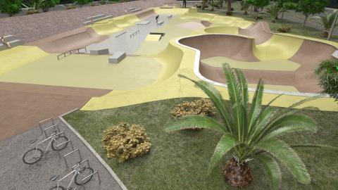 Skatepark de Playa de Arinaga / CanariasNoticias.es 