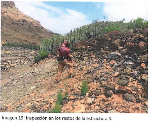 Daños en la Zona Arqueológica La Cañada de la Mar Daños en la Zona Arqueológica La Cañada de la Mar