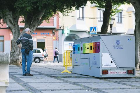 Mini punto limpio de La Laguna / CanariasNoticias.es 