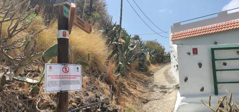 Cerrado el acceso a Tamadaba / CanariasNoticias.es Cerrado el acceso a Tamadaba / CanariasNoticias.es