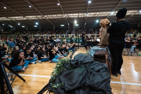 Imagen del concierto de la Escuela Municipal de Música de Gáldar