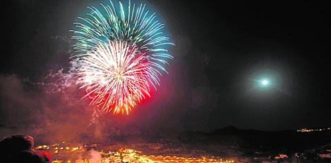 Fuegos artificiales de San Lorenzo/ canariasnoticias.es