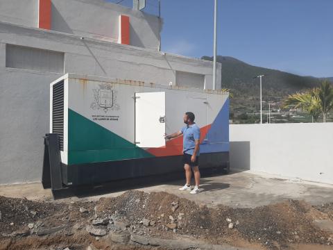 Generador eléctrico enviado a La Gomera / CanariasNoticias.es 