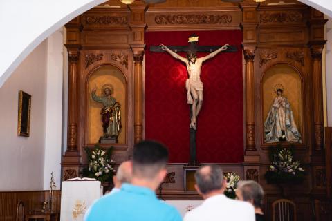 Retablo del Crucificado en Alojera / CanariasNoticias.es 