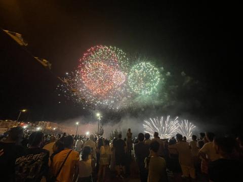 Fuegos artificiales de Melenara / CanariasNoticias.es 