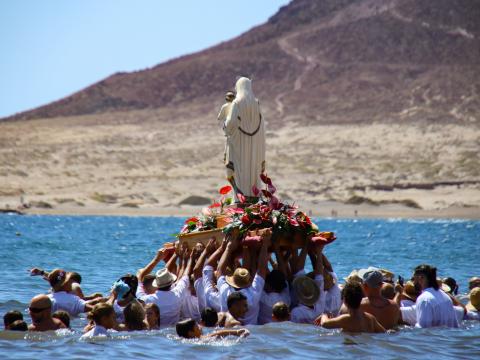 Romería barquera en El Médano / CanariasNoticias.es 