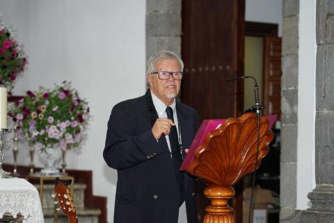 José Víctor Afonso pregona las fiestas en honor al Cristo de Tacoronte