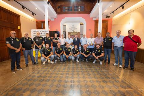Presentación de los árbitros grancanarios de Lucha Canaria Presentación de los árbitros grancanarios de Lucha Canaria
