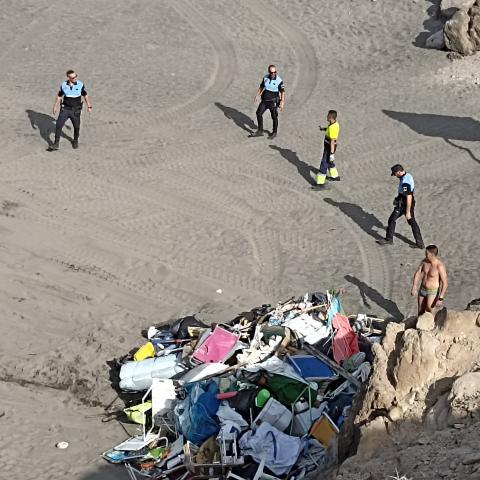 Desalojo de playa / CanariasNoticias.es