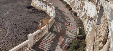 Vallado en Playa Chica / CanariasNoticias.es Vallado en Playa Chica / CanariasNoticias.es