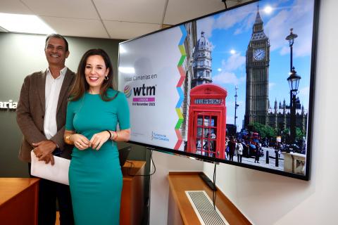 Presentación del stand en WTM / CanariasNoticias.es 