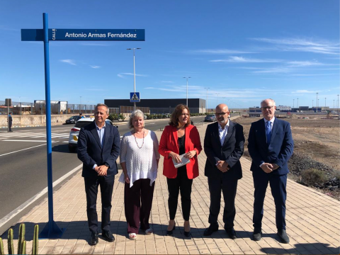 Inauguración calle Antonio Armas Fernández / CanariasNoticias.es 