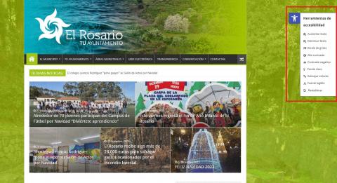 Web de El Rosario 
