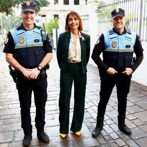 Chalecos balísticos de la Policía / CanariasNoticias.es Chalecos balísticos de la Policía / CanariasNoticias.es