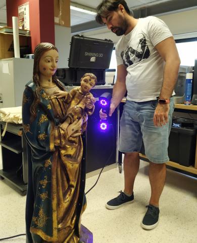Digitalización de la Virgen del Pino / CanariasNoticias.es Digitalización de la Virgen del Pino / CanariasNoticias.es