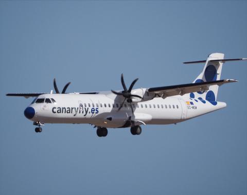 Avión de Canaryfly / CanariasNoticias.es 