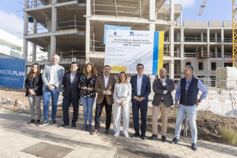 Visita a las obras de viviendas / CanariasNoticias.es 