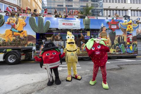 Los FrutiSpar en la Cabalgata del Carnaval Infantil / CanariasNoticias.es 