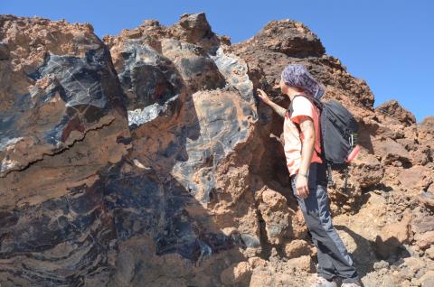 Obsidiana en el Teide / CanariasNoticias.es Obsidiana en el Teide / CanariasNoticias.es