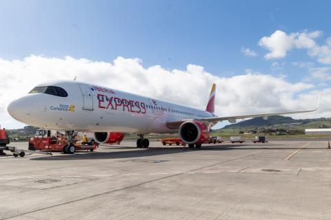 Avión de Iberia Express Avión de Iberia Express