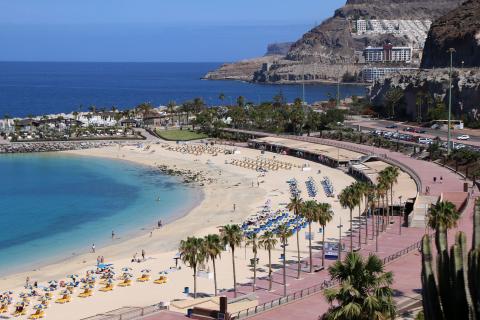 Playa de Amadores en Mogán / CanariasNoticias.es 