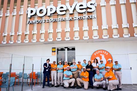 Inauguración restaurante Popeyes® en Telde Inauguración restaurante Popeyes® en Telde