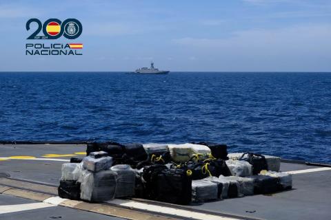 Cocaína interceptada Cocaína interceptada