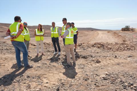 Obras de la celda número 4 del Complejo Ambiental de Zurita Obras de la celda número 4 del Complejo Ambiental de Zurita