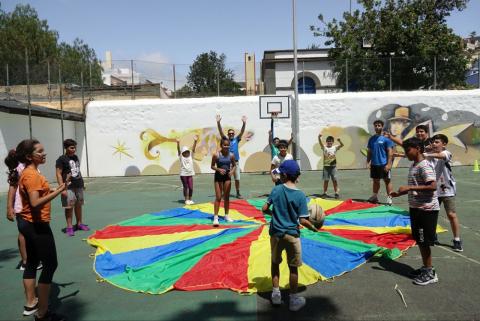 Cancha CEIP Salamanca/ canariasnoticias.es Cancha CEIP Salamanca/ canariasnoticias.es