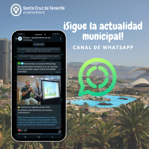 WhatsApp Ayto. Santa Cruz de Tenerife / CanariasNoticias.es WhatsApp Ayto. Santa Cruz de Tenerife / CanariasNoticias.es