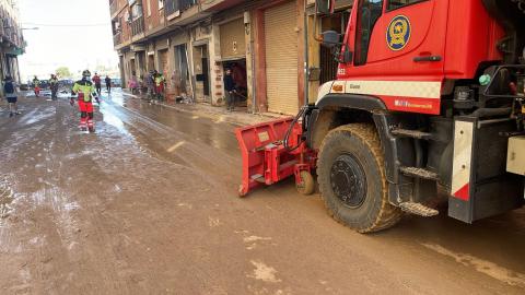 Bomberos de Las Palmas de Gran Canaria en Alfafar 