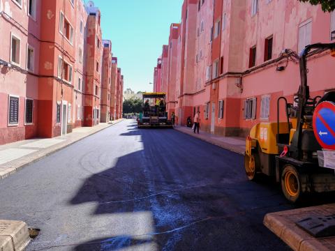 Asfaltado en Escaleritas / CanariasNoticias