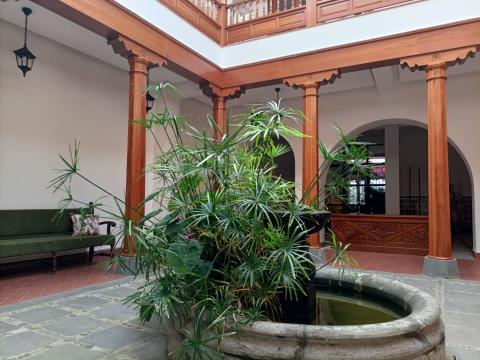 Patio del Ayuntamiento de Santa Brígida, espacio que acogerá el concierto/ canariasnoticias.es Patio del Ayuntamiento de Santa Brígida, espacio que acogerá el concierto/ canariasnoticias.es