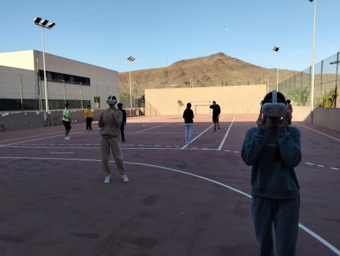 Gafas de realidad virtual en el programa ‘No Olvides Lo Nuestro’ Gafas de realidad virtual en el programa ‘No Olvides Lo Nuestro’