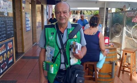 Vendedor de la ONCE / CanariasNoticias Vendedor de la ONCE / CanariasNoticias